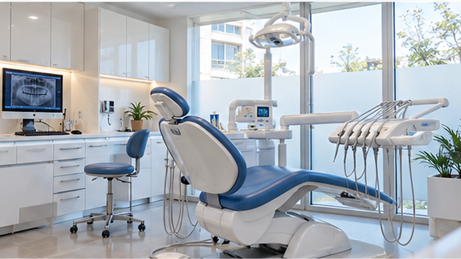 Box odontológico con sillón y equipamiento